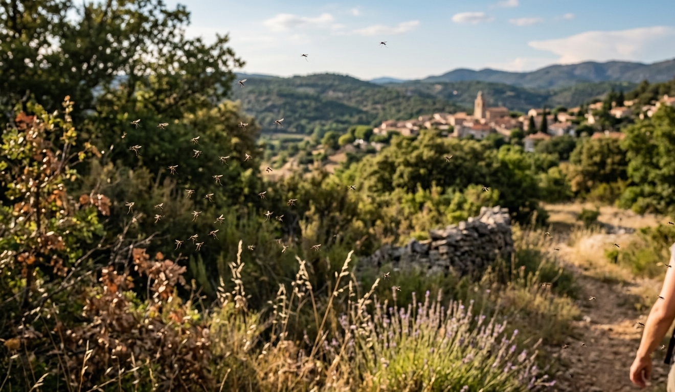 Moustiques à Rougiers